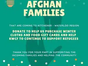 Fundraiser for Afghan Refugee Families - Engineers Without Borders