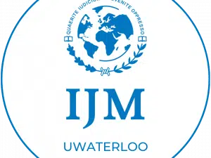 International Justice Mission UWaterloo (IJM UW) logo