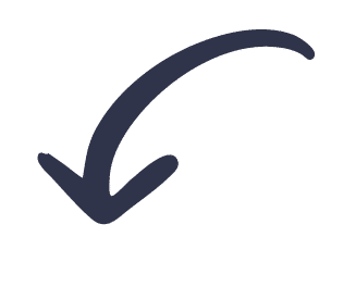 A thick, navy blue arrow curving downward diagonally from the top right to the bottom left. A dark blue downward-curving arrow pointing to the left.