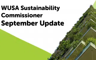 WUSA Sustainability Banner