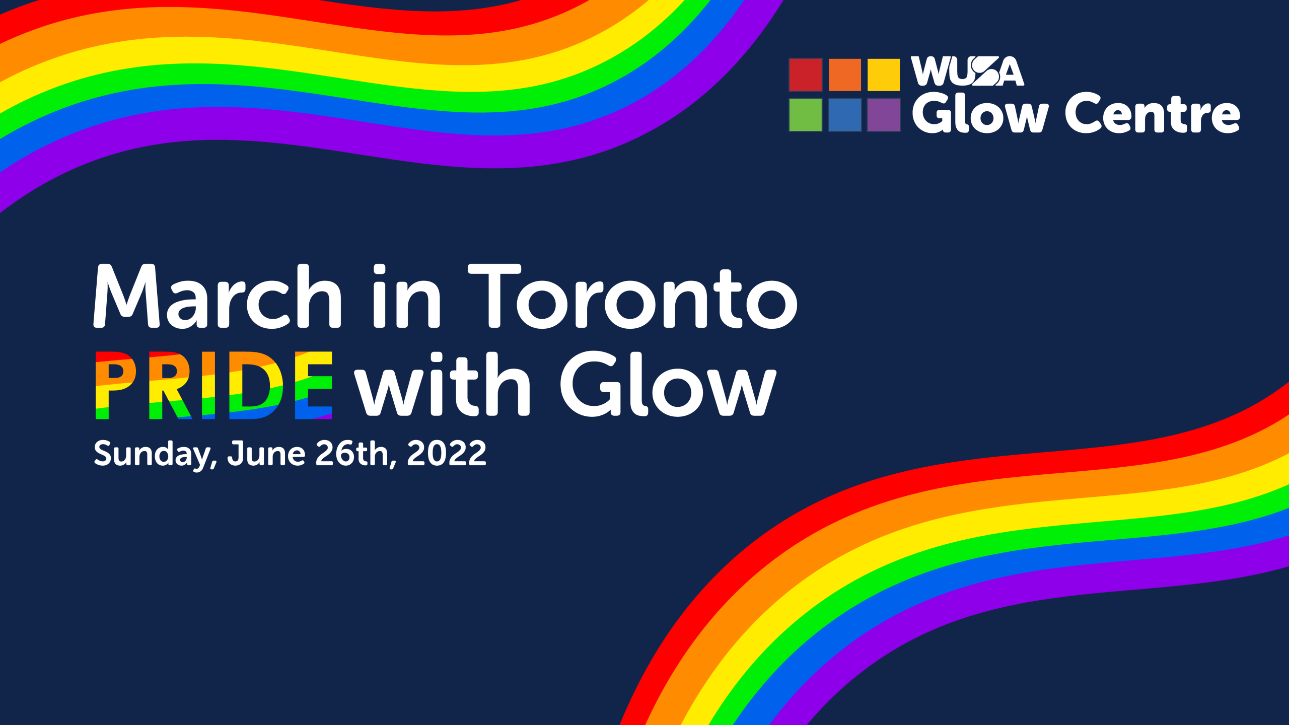 March in Toronto Pride with Glow Waterloo Undergraduate Student