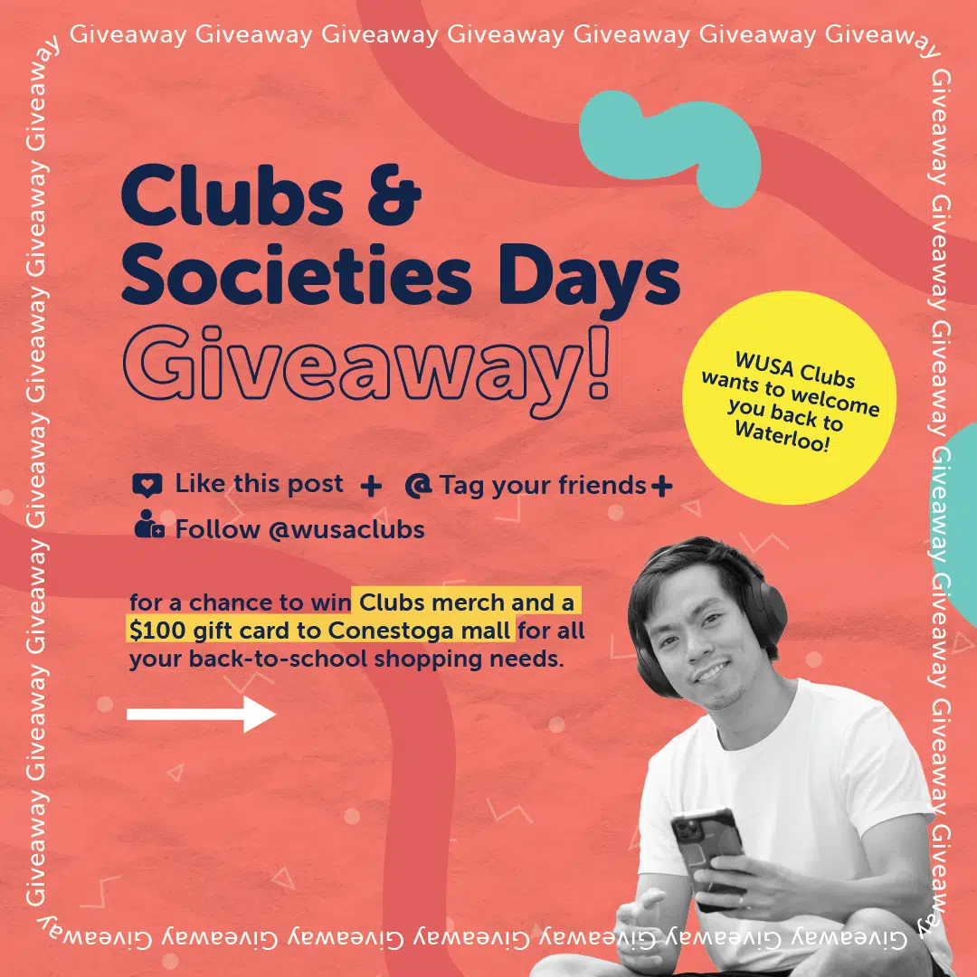Clubs & Societies Days Giveaway Instagram grid post