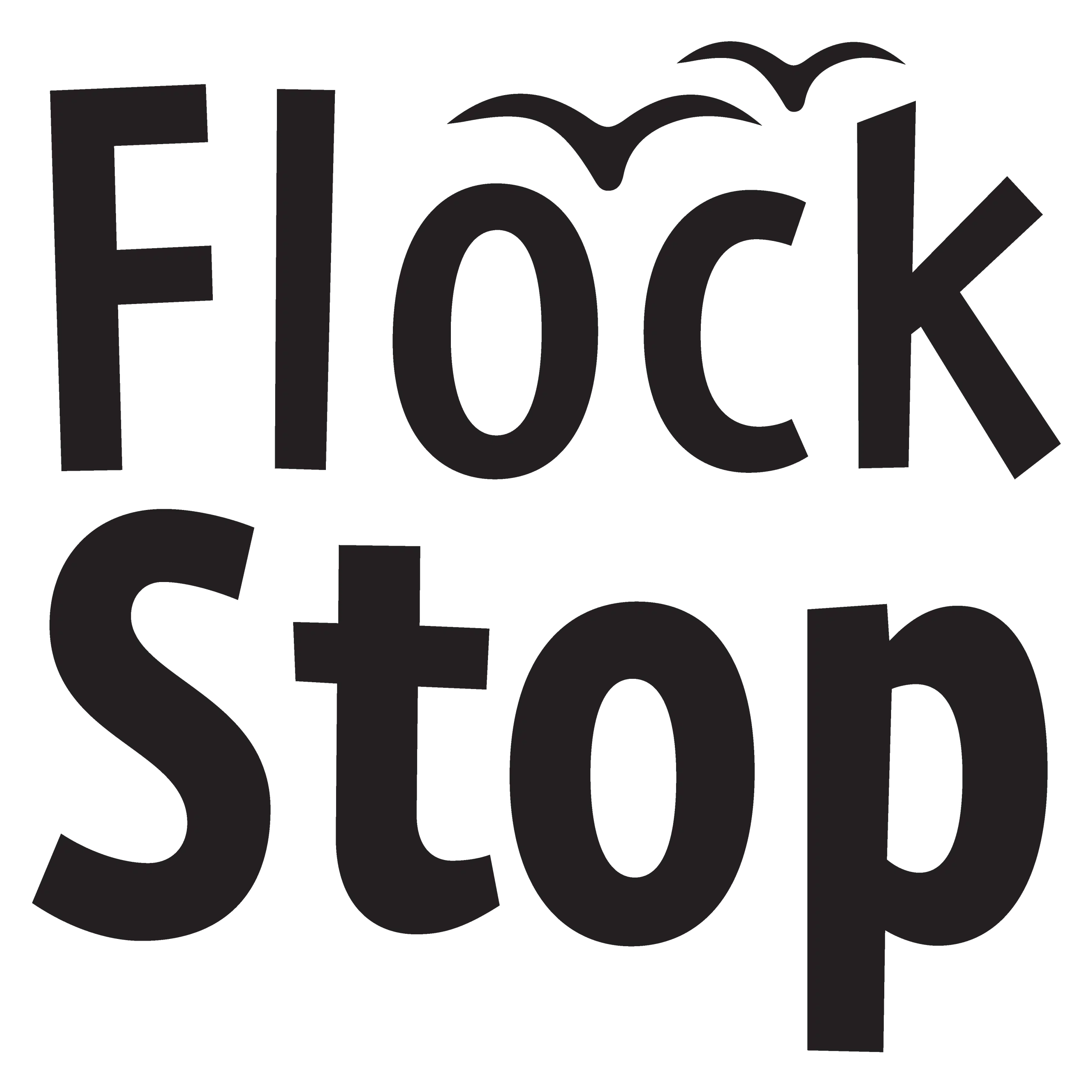 Flock Stop logo