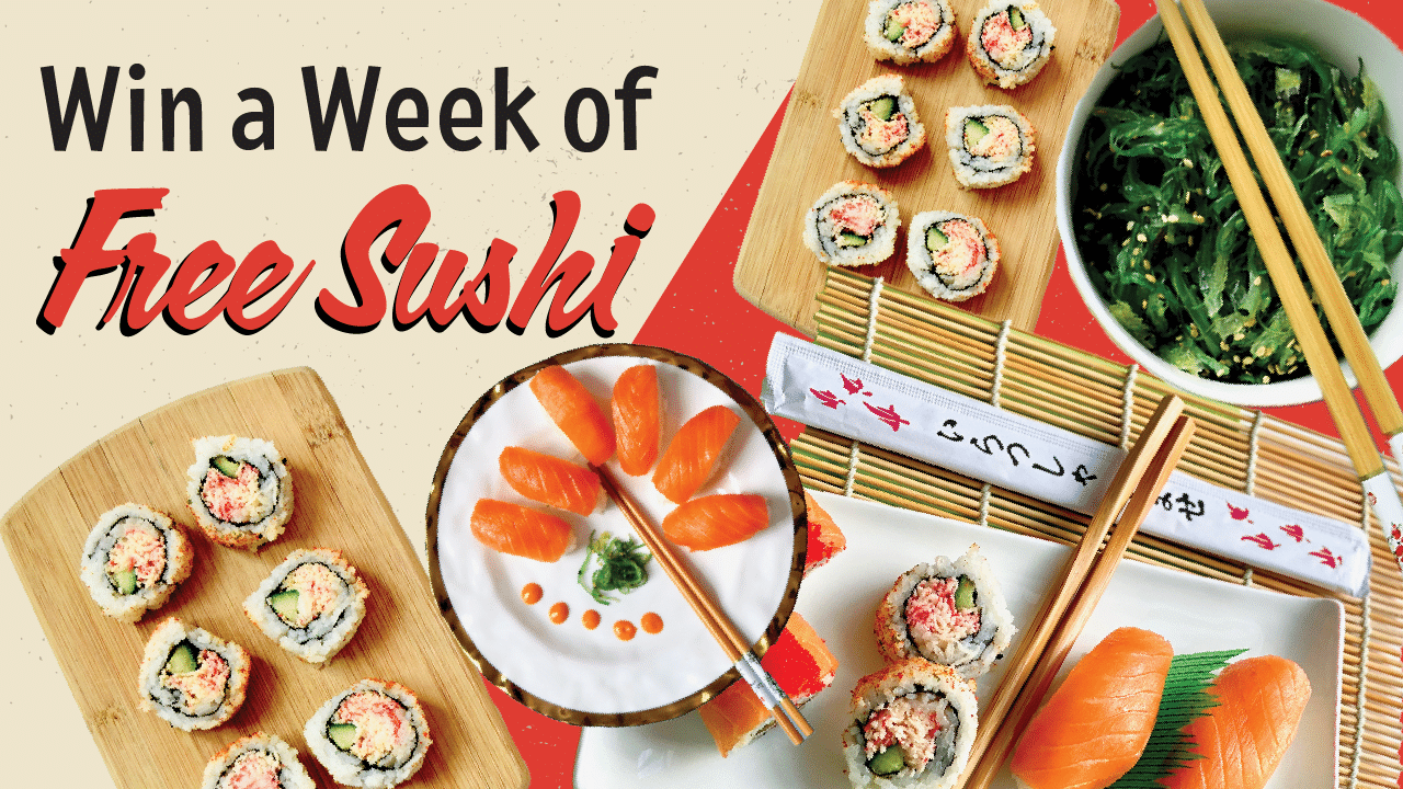 Win a week of free Sushi! – Waterloo Undergraduate Student Association