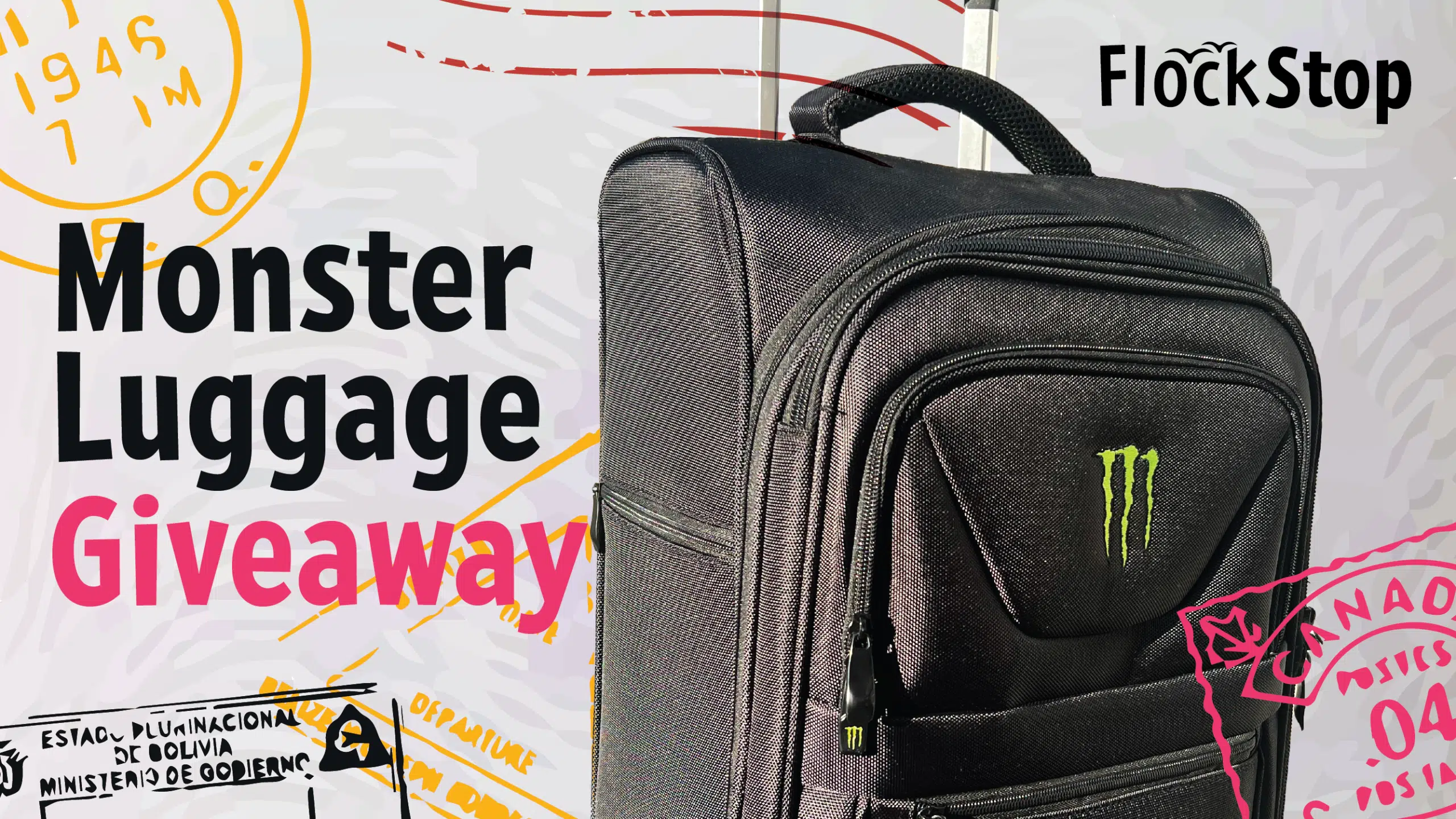 Monster Luggage Giveaway Waterloo Undergraduate Student Association