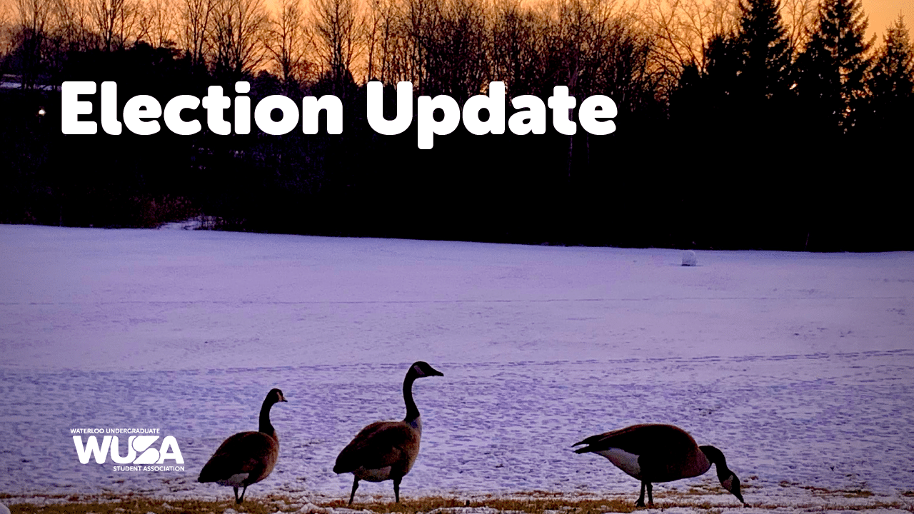 A snowy landscape at sunset with four geese walking in the foreground. The text “WUSA Election Dispute Update” is prominently displayed at the top left, and the “WUSA” logo is at the bottom left corner. Trees are visible in the background. A snowy landscape at sunset with four geese walking in the foreground. The text "WUSA Election Dispute Update" is prominently displayed at the top left, and the "WUSA" logo is at the bottom left corner. Trees are visible in the background.