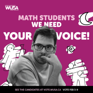 A black and white image of a thoughtful person comes to life with colorful illustrations and text about student voting, highlighting valuable resources.