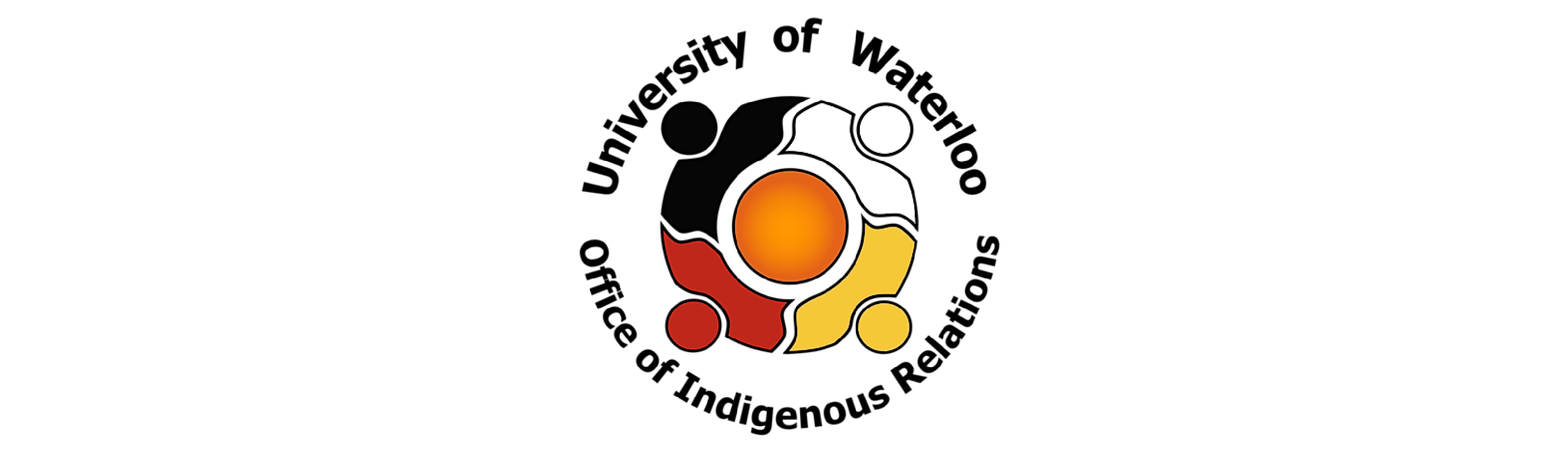 Stylized open-source logo with red, white, black, and yellow segments around an orange circle on a black background.