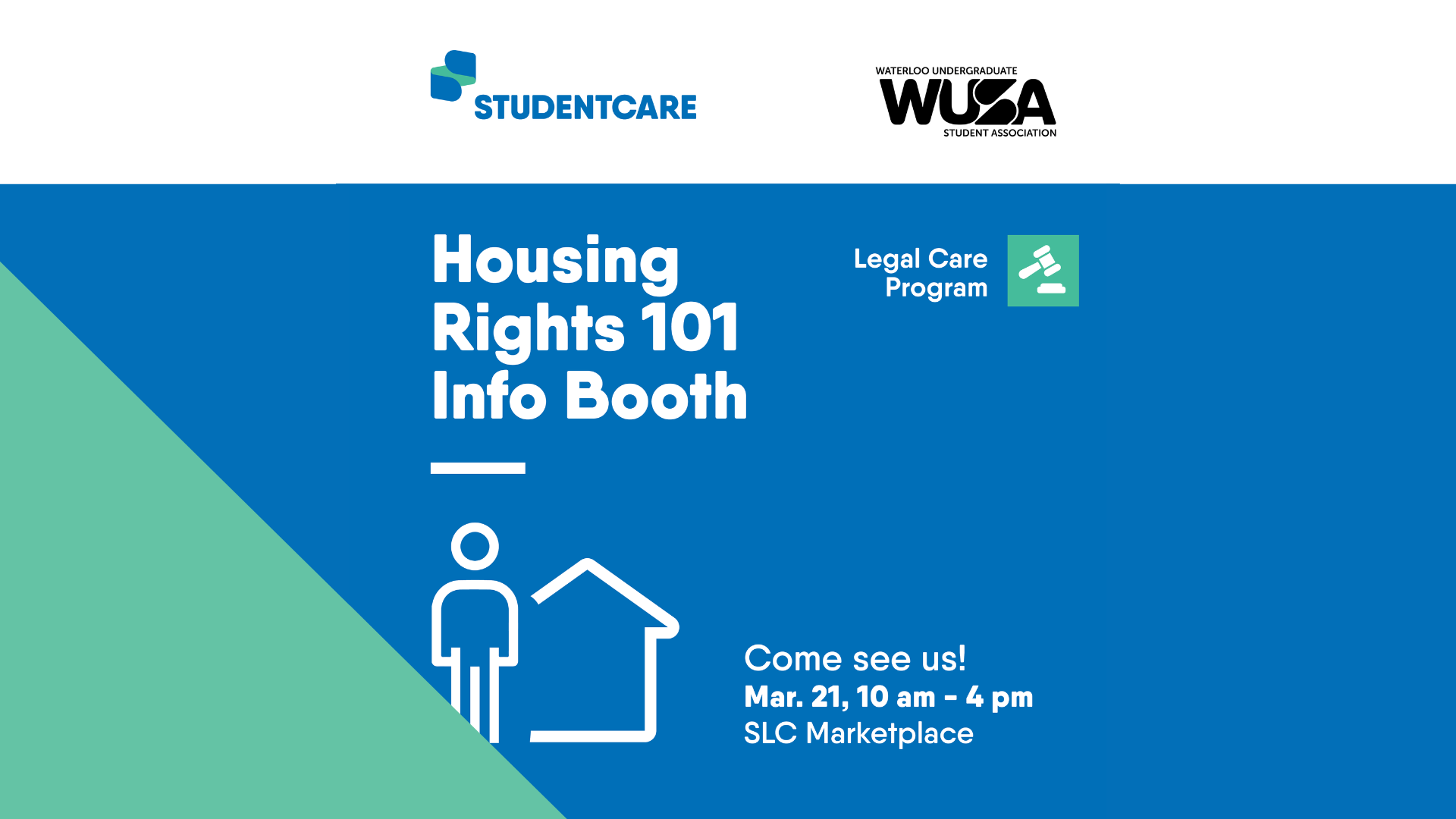 Discover the essentials at our Housing Rights Info Booth! Join us on March 21, from 10 am to 4 pm, at SLC Marketplace.