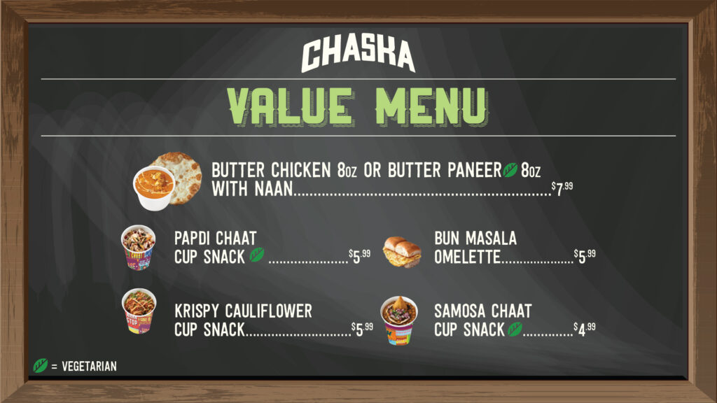 Chaska_Waterloo_JulyValueMenu_1920x1080p A menu board with food items on it.