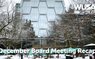 A snowy photo of campus.