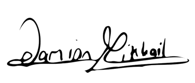 Digital render of the signature of Damian Mikhail