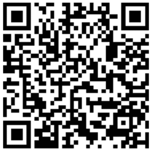 Black and white QR code on a white background. Content or link it leads to is not visible in the image, but it may be related to “To Be Honest: The Musical” or another musical event.